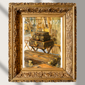 #046 Saint Tropez Wall Art Print - Vintage French Suitcases